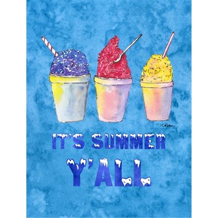 PATIOPLUS 28 x 40 in. Snowballs and Snowcones House Size Canvas Flag PA55193